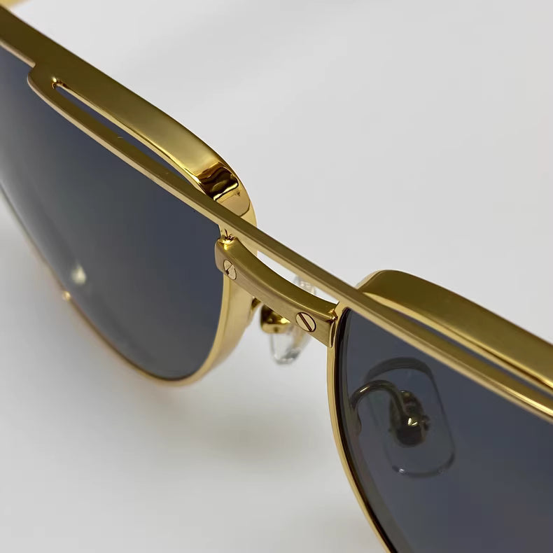 Cartier Gold Polarized Sunglasses