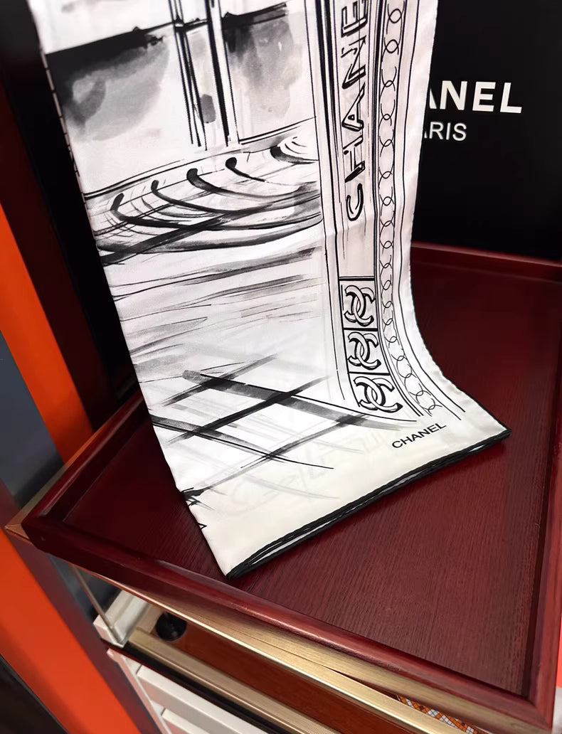 CHANEL Gabrielle Silk Scarf