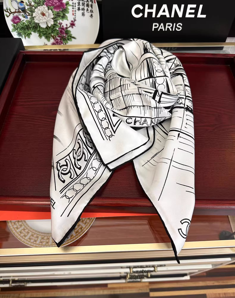 CHANEL Gabrielle Silk Scarf