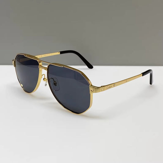 Cartier Gold Polarized Sunglasses