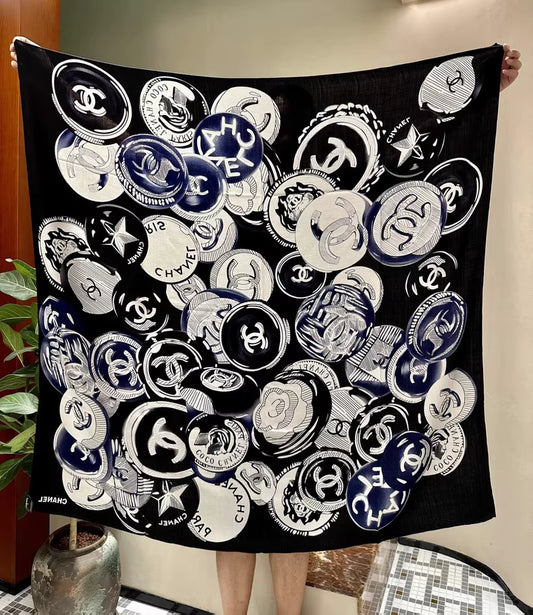 Chanel Cashmere & Silk Shawl