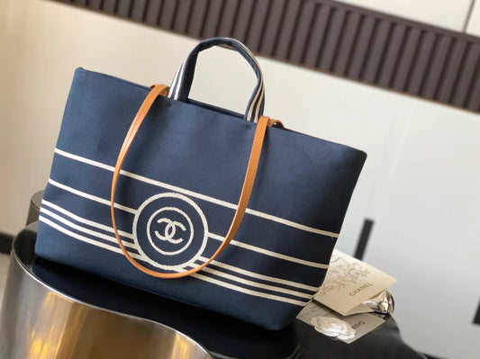 Chanel Denim Beach Tote