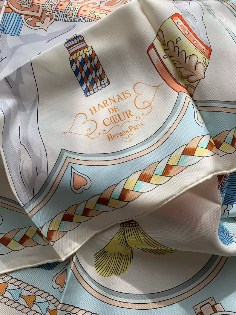 Hermès Double-Sided Silk Scarf