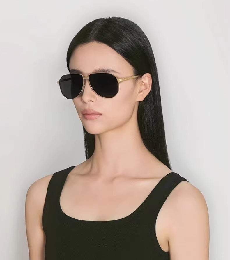 Cartier Gold Polarized Sunglasses