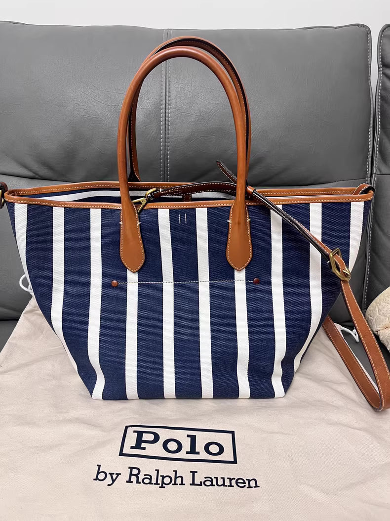 Ralph Lauren ; Canvas Tote Bag