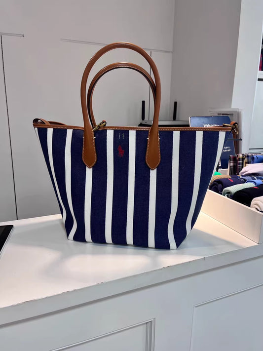 Ralph Lauren ; Canvas Tote Bag