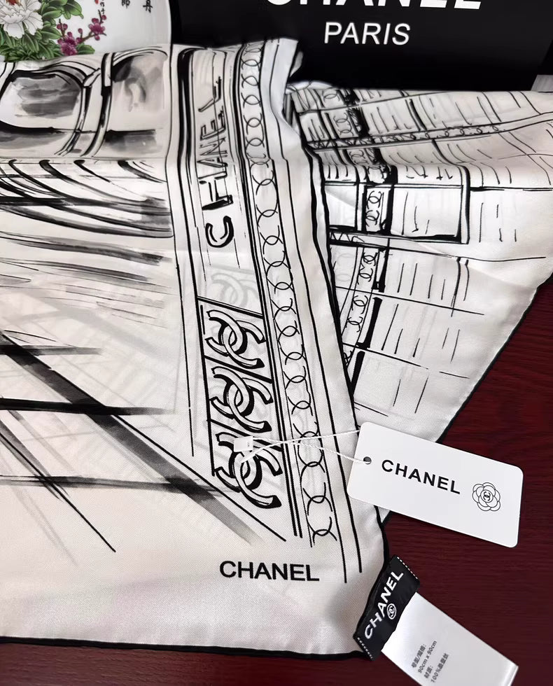 CHANEL Gabrielle Silk Scarf