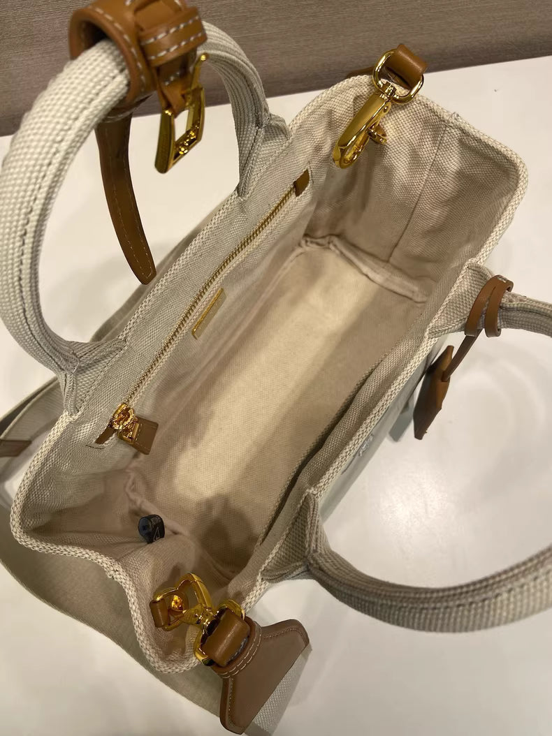 Prada Mini Canvas Tote (1BA038)