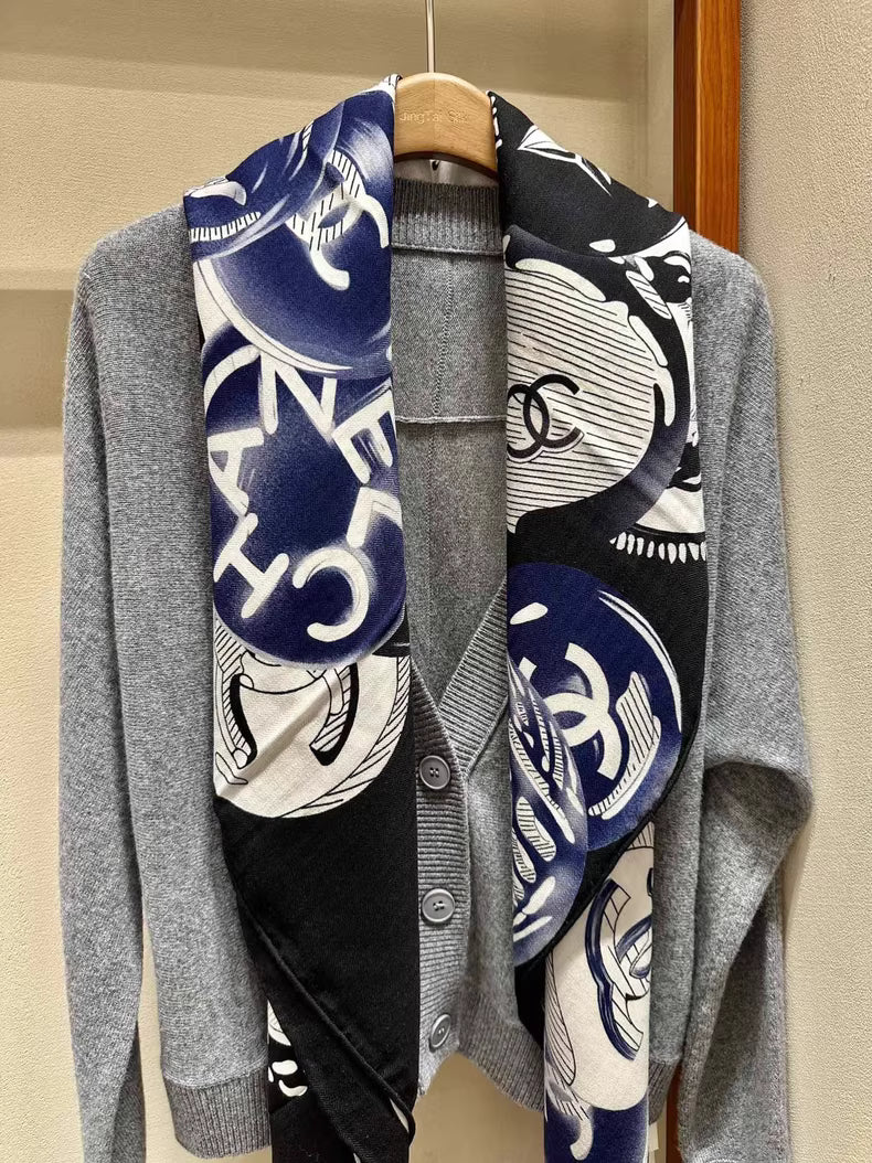 Chanel Cashmere & Silk Shawl