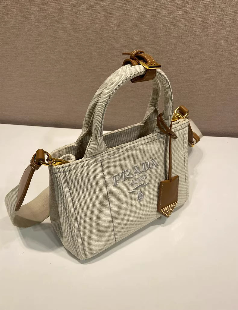 Prada Mini Canvas Tote (1BA038)
