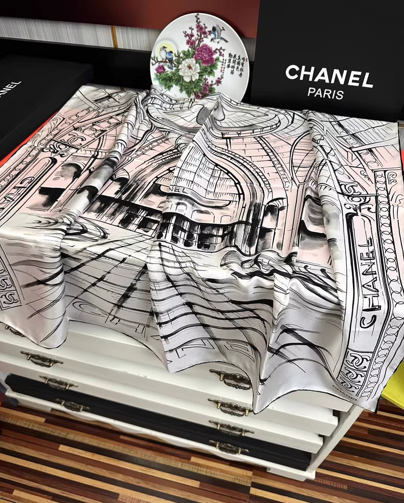 CHANEL Gabrielle Silk Scarf