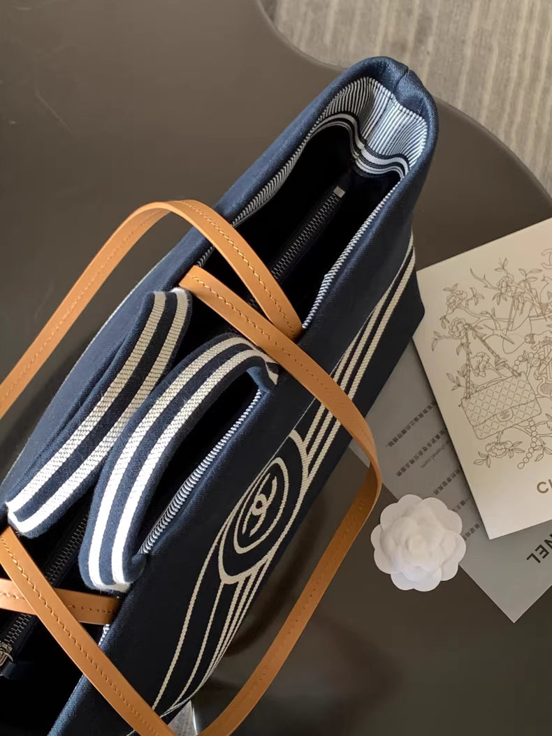 Chanel Denim Beach Tote