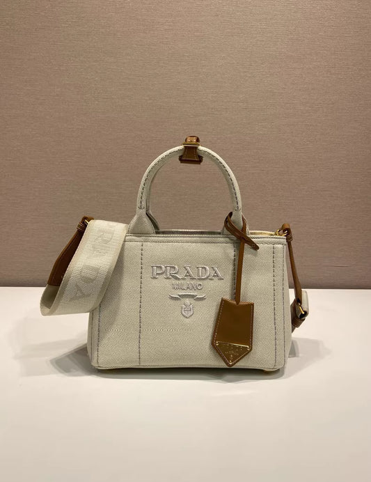 Prada Mini Canvas Tote (1BA038)