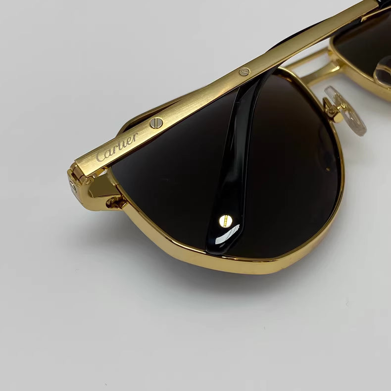 Cartier Gold Polarized Sunglasses