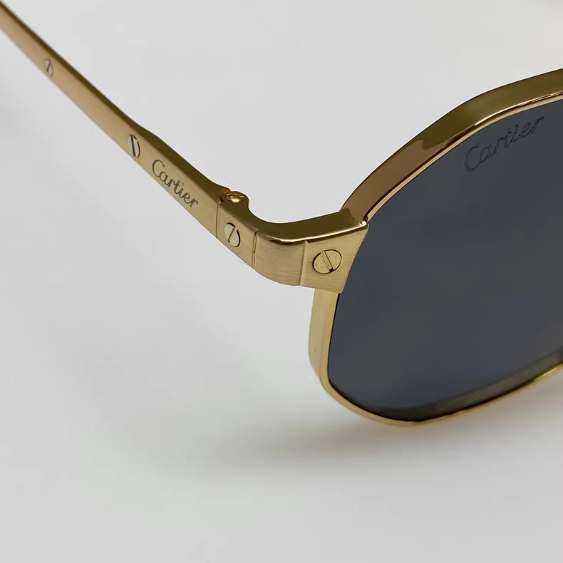 Cartier Gold Polarized Sunglasses